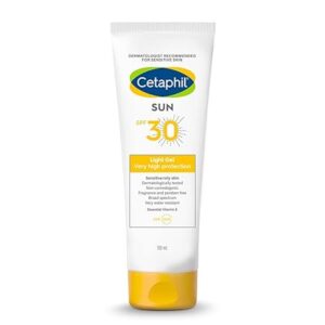 Cetaphil Sun Spf 30 Sunscreen Gel, White, Hydrate & Nourish With Chemical Free Sunscreen,100 ml